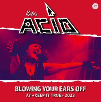 ACID (KATE'S ACID) - BLOWING YOUR EARS OFF - AT KEEP IT TRUE 2023 - CD